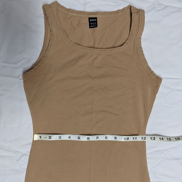 Shein Nude Bodycon Mini Dress - Picture 3 of 7
